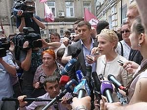 Тимошенко прибыла в Печерский суд