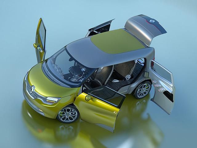 Renault показала електро-компактвен Renault показала електро-компактвен