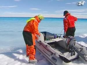 Північний полюс тане і це доводять супутникові зйомки з космосу Північний полюс тане і це доводять супутникові зйомки з космосу
