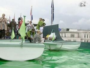 Крышу лондонского универмага превратили в остров и озеро