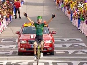 Энди Шлек захватил желтую майку лидера Tour de France