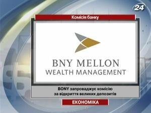The Bank of New York Mellon запроваджує комісію за відкриття великих депозитів