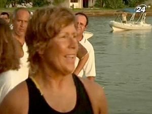 Пловчиха из США хочет переплыть от Гаваны до Флориды Пловчиха из США хочет переплыть от Гаваны до Флориды