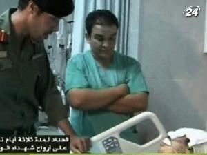 Ливийское телевидение показало сына Каддафи - Хамис жив Ливийское телевидение показало сына Каддафи - Хамис жив