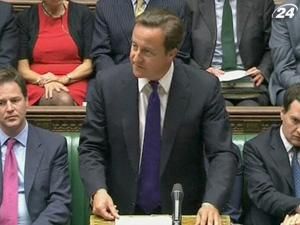 Девід Кемерон обіцяє жорсткіше боротися з безладами Девід Кемерон обіцяє жорсткіше боротися з безладами