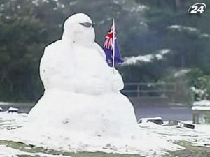 В столице Новой Зеландии впервые за 30 лет выпал снег
