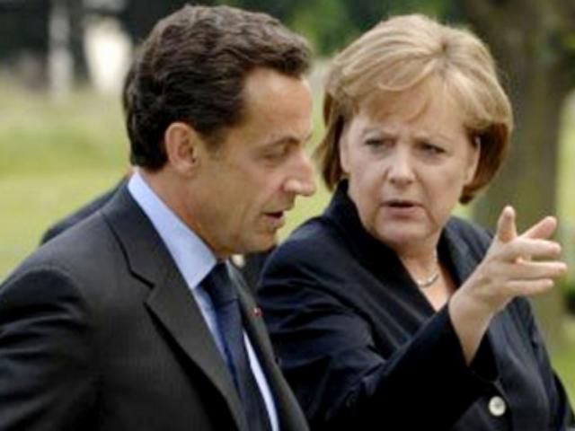 Меркель і Саркозі виступили проти випуску облігацій єврозони