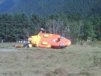 В России упал вертолет. Есть жертвы 