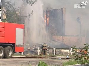 Во Всероссийском выставочном центре сгорел один из павильонов