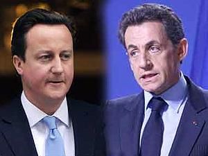 Саркози и Кэмерон общаются с ливийцами