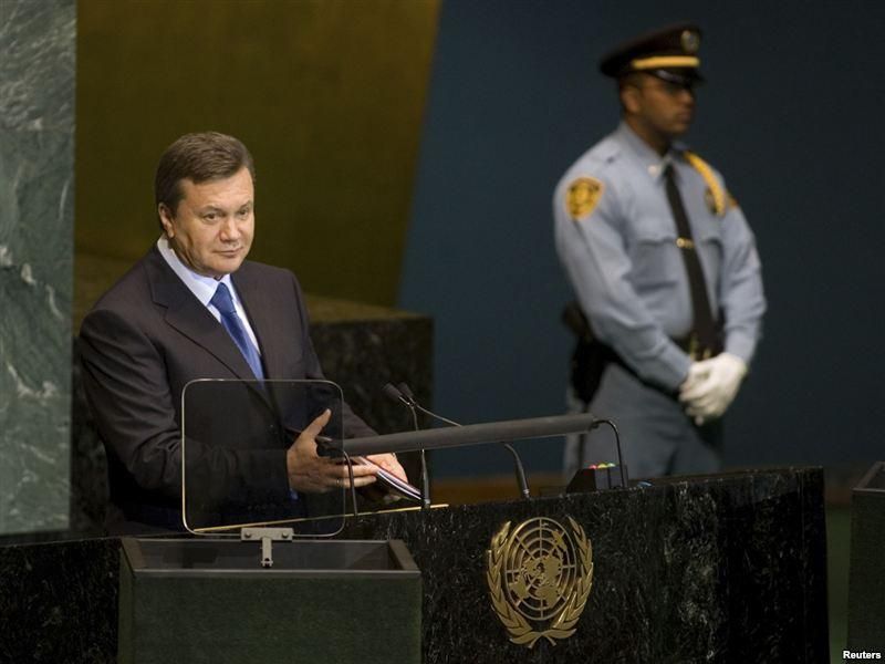 Янукович выступит в ООН