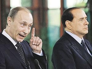 Путин: Я восхищаюсь Берлускони Путин: Я восхищаюсь Берлускони