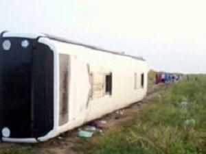 В Анталии перевернулся автобус, погиб украинец В Анталии перевернулся автобус, погиб украинец