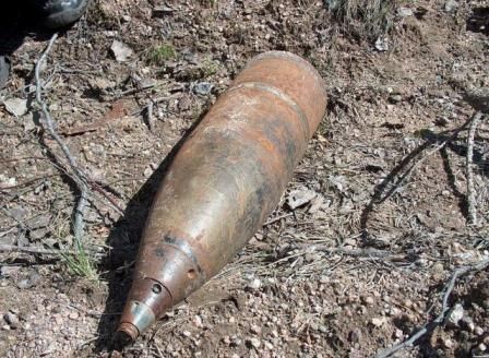 В Сумской области крестьянин под домом откопал снаряды времен Второй мировой войны