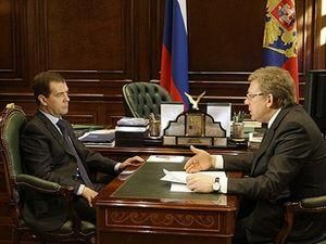Медведев уволил министра финансов Кудрина
