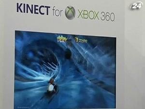 Консоль Xbox Kinect - один з експонатів виставки відеозабавок