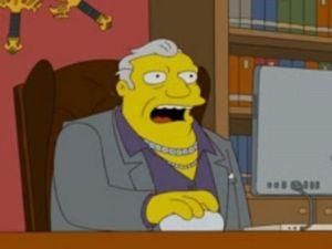 В герої "Сімпсонів" впізнали Януковича В герої "Сімпсонів" впізнали Януковича