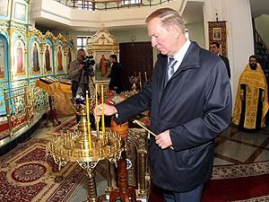 З церкви, яку побудував Кучма, вкрали старовинні ікони