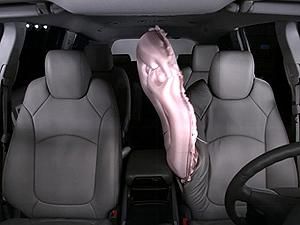 В GM разработали уникальную центральную подушку безопасности В GM разработали уникальную центральную подушку безопасности