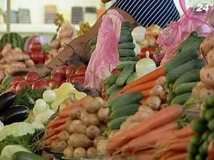 Цены на овощи в Украине снизились на 25-47%