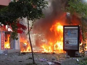 В Анталии смертник взорвал бомбу возле жандармерии