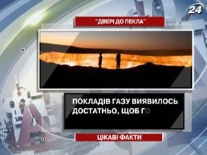 "Двери в ад" - скважина возле Дарваза в Туркменистане