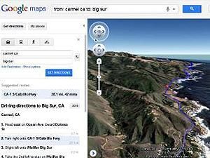 В Google Maps теперь можно посмотреть на маршрут с высоты птичьего полета