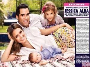 Джессика Альба показала свою новорожденную дочь Джессика Альба показала свою новорожденную дочь