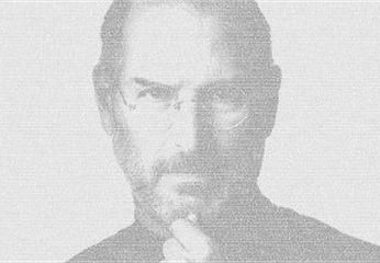 Twitter створив портрет Джобса з повідомлень користувачів Twitter створив портрет Джобса з повідомлень користувачів