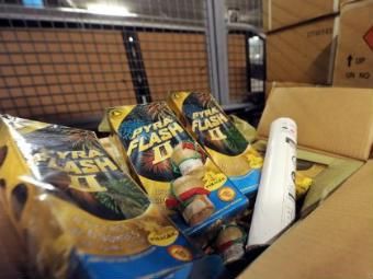 У Данії загорівся склад феєрверків У Данії загорівся склад феєрверків