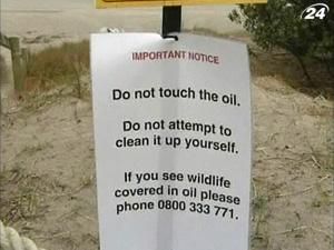 Новая Зеландия пытается справиться с разливом нефти Новая Зеландия пытается справиться с разливом нефти