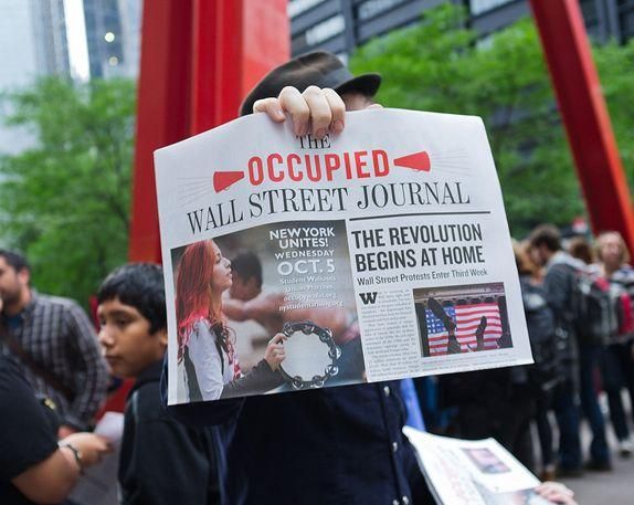 Руху "Окупуй Вол-Стріт!" пожертвували 300 тисяч доларів Руху "Окупуй Вол-Стріт!" пожертвували 300 тисяч доларів