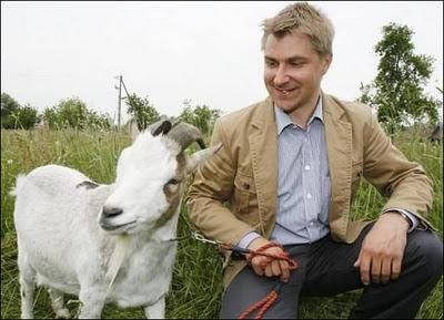 У швейцарської партії вкрали талісман - живого козла У швейцарської партії вкрали талісман - живого козла