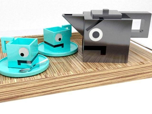 Дизайнери створили чайний сервіз у стилі Pac-Man Дизайнери створили чайний сервіз у стилі Pac-Man