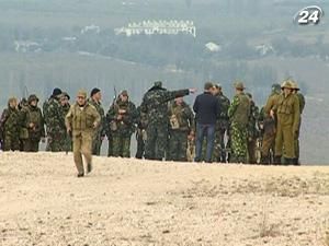 Под Севастополем воспроизвели бой в Мараварском ущелье Под Севастополем воспроизвели бой в Мараварском ущелье