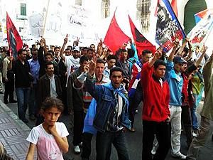 Студенти у Марокко вимагали надати їм робочі місця у державних установах Студенти у Марокко вимагали надати їм робочі місця у державних установах