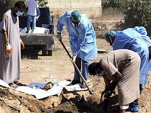 В родном городе Каддафи нашли массовое захоронение В родном городе Каддафи нашли массовое захоронение