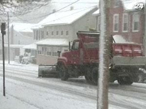 Восточное побережье США пострадало от снегопадов Восточное побережье США пострадало от снегопадов