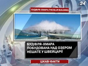 Будівля-хмара побудована над озером Нешате у Швейцарії