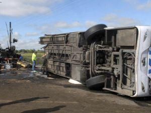 В Аргентині перекинувся автобус з футболістами