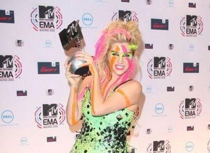 Леди ГаГа получила четыре награды от европейского MTV 