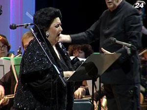 Іспанська оперна діва Монтсеррат Кабальє виступила у Києві