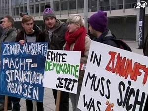 У Німеччині відбулися масові протести проти банкірів