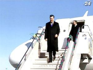 Привітання польському вишу Янукович начитав з борту літака