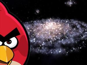 Птичка из Angry Birds полетела в космос Птичка из Angry Birds полетела в космос