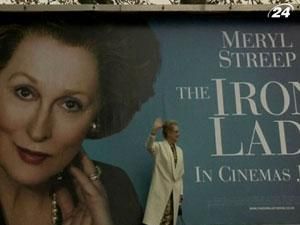 Актриса Мэрил Стрип представляет первый постер своего фильма "Железная леди"