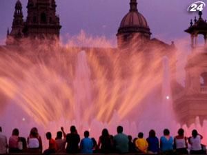 Фонтан Монжуик. Первый в мире фонтан, где вода свет и музыка - играют в унисон