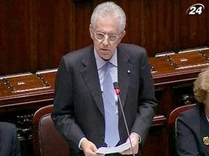 Парламент Италии выразил доверие правительству Марио Монти