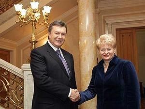Завтра Янукович встретится с Президентом Литвы