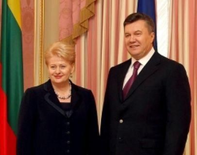 Президенты Украины и Литвы разговаривают с глазу на глаз
